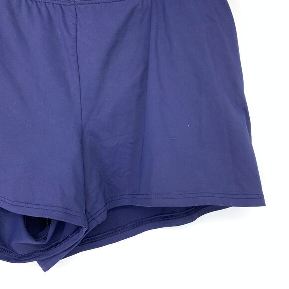 SOLD Lands End Swim Short Bottom Womens Size 10 Navy Blue - Picture 5 of 6
